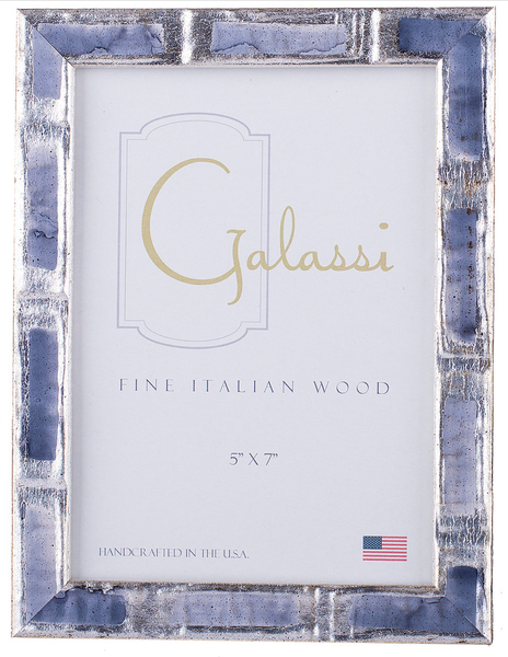 Frame Galassi Egyptian Silver/Grey Wood 5 x 7